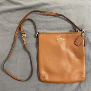 Coach Brown Leather Messenger Bag